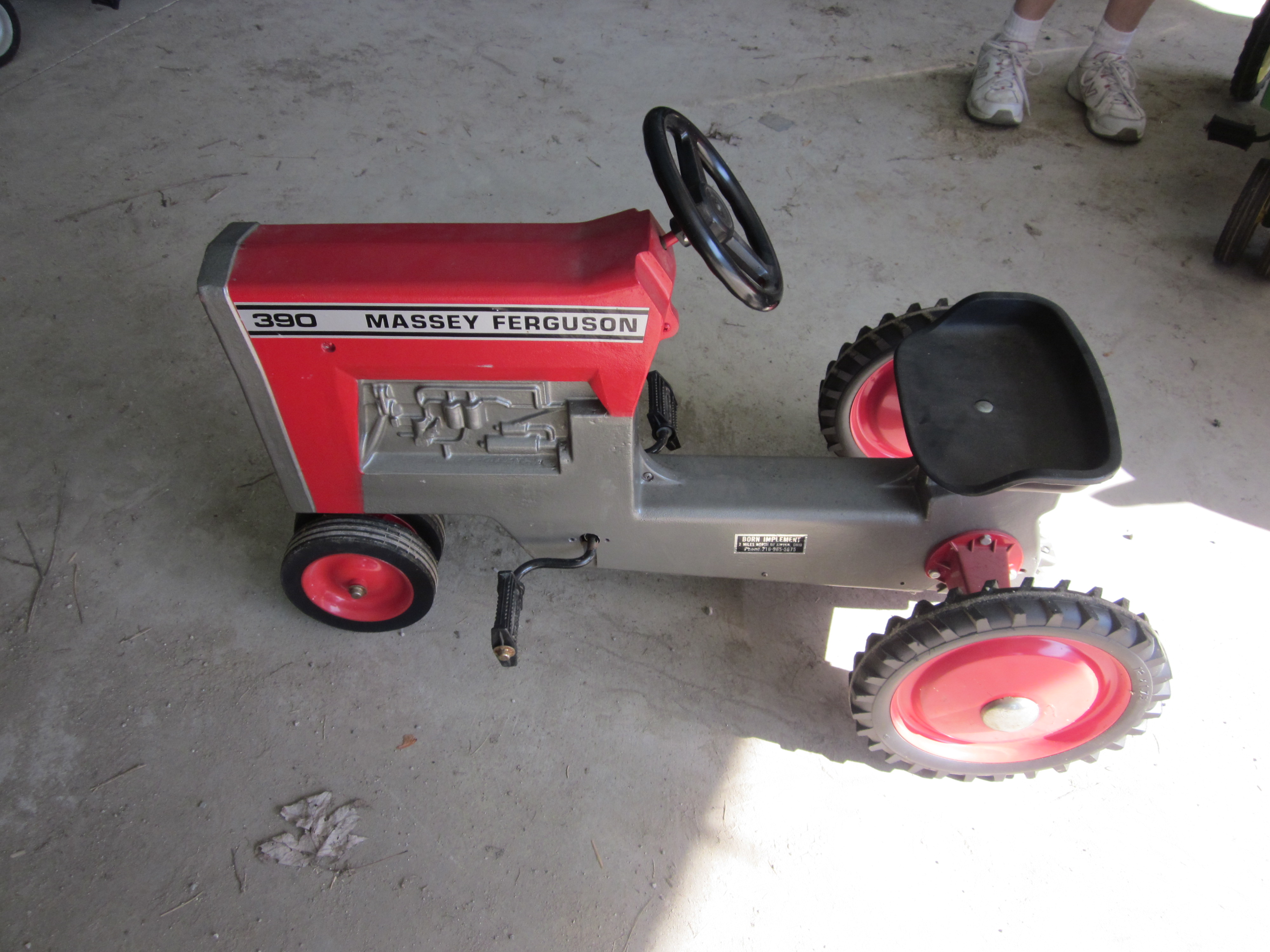 Massey pedal best sale tractor