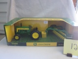 JD 330 Utility with Hay Rake NIB 1:16