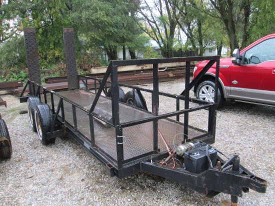 16' X 57" tandem axle utility trailer