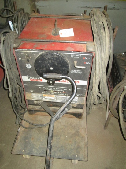 Lincoln Ideal Arc 250, 300 Amp welder on cart