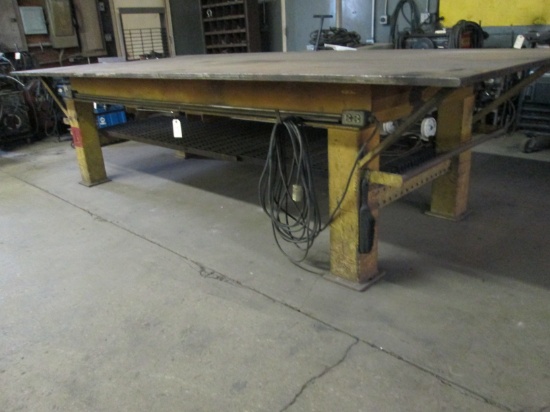 12' x 5' x 1" thick steel layout table