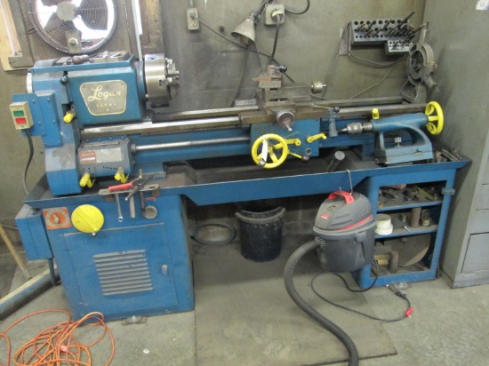 Logan 6560H metal lathe, 48"x 14", some tooling