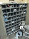 72 hole bolt bin w/ lots of hardware