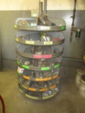 7 tier revolving bolt bin