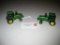 Pair 1/64 John Deere tractors