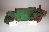 Hubley Cast iron Huber road roller with horizontal tank