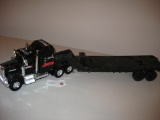 Kenworth Advance Auto Parts Semi and flat bed trailer