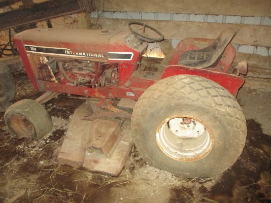 IH 184 w/ 6' belly mower, turf tires