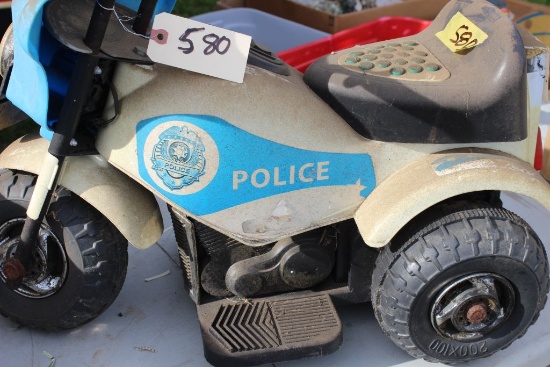 Ride-On Police Trike(batt. Oper.)