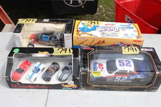 Lot of 4 NASCAR & misc. race cars