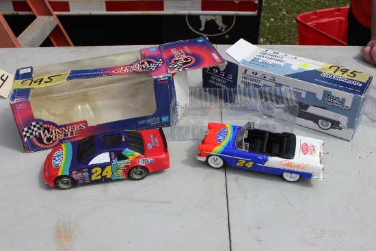 Lot of 2 Jeff Gordon scale codel collectables