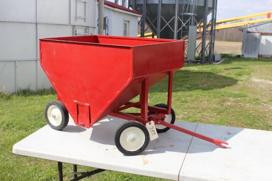 Red Gravity Wagon pedal tractor Large scale