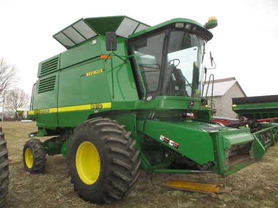 ‘99 JD 9410 combine, 4071 eng. hrs., 2994 separator hrs.