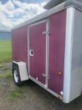 ‘94 Wells Cargo Cycle Wagon Trailer, 9 ½’ L x 5’ 11” W x 5’ 8” H, GAWR, 2,9 (AS IS)