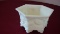 Fenton, custard 6 footed planter with different flowers, marked Fenton, 4” x 6 1/2”