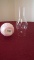 Fenton, oil lamp, pink/white coin spot base, rosaline globe, silver Fenton sticker, original white F