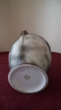 Nippon, urn, 2 handled Chinese dragons, grey/white/tan/blue, raised scales,