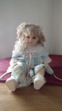 Dolls by Jenni, porelain doll #121015A, Michelle, doll #194, comes with box