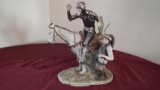 RARE, Don Quixote and Sancho Panza by Cucci 3/73 figurine, Capodi Monte, 11