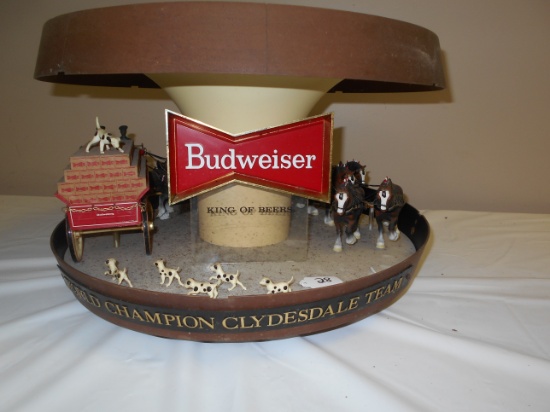 Budweiser Clydesdale revolving light