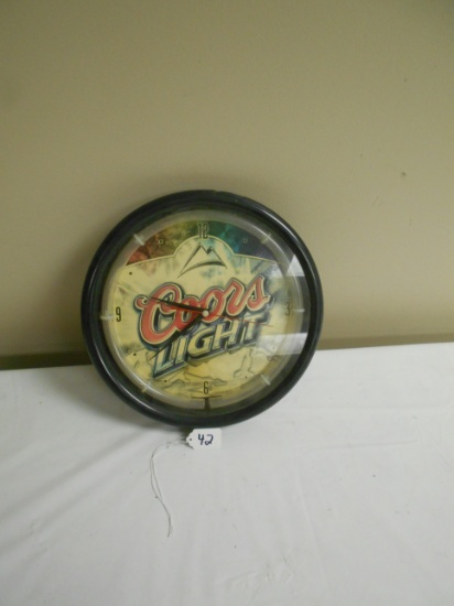 Coors light clock