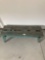 Primitive Folding table stand in orig. green paint