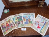 1931 Kellogg's story books of games books 1-4