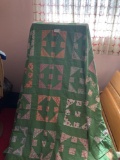 Green quilt top