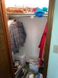 Contents of entry way closet