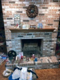 Contents of fire place mantle