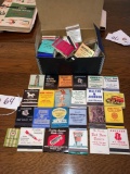 Assorted 50's & 60's match books, some Marion, Upper, etc.