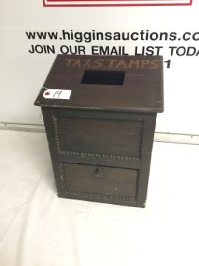 Wood drop box