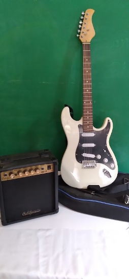 Electric guitar with Amp.