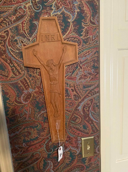 Carved Cross Wall Hanging