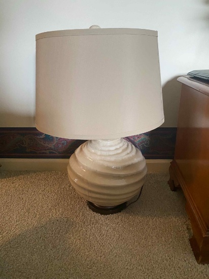 Large ceramic table lamp