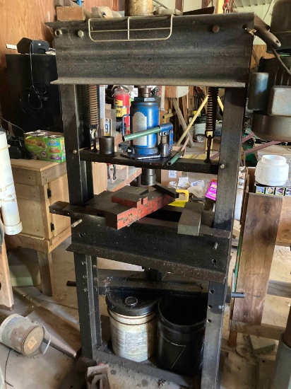 Custom hyd. Shop press made by Jim