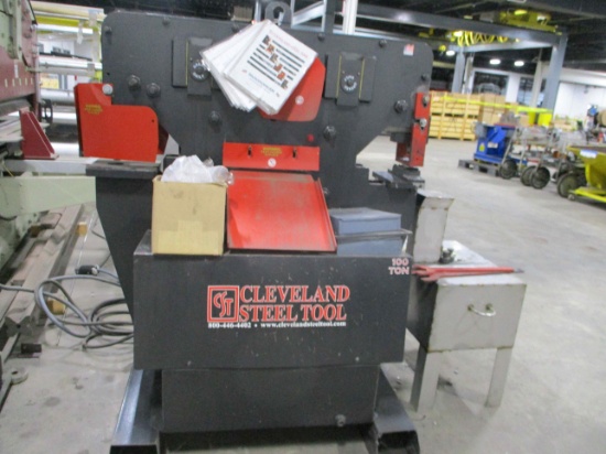 Cleveland 100-ton steel punch ironworker