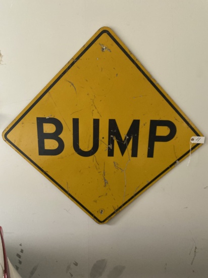 Bump Caution sign