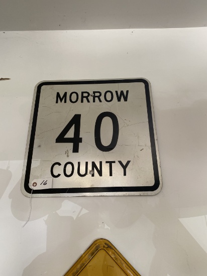 Morrow Co. 40 sign