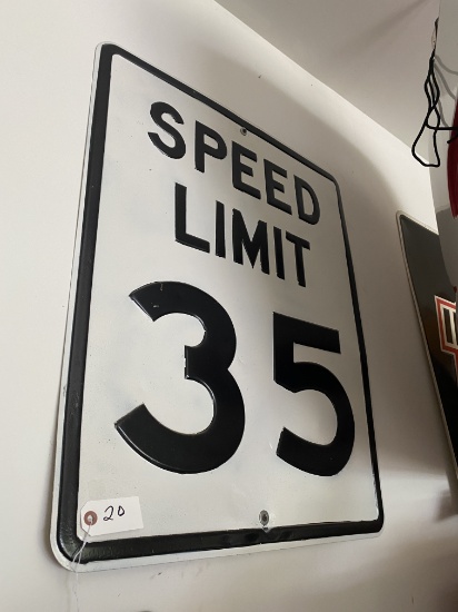 Speed Limit 35 sign