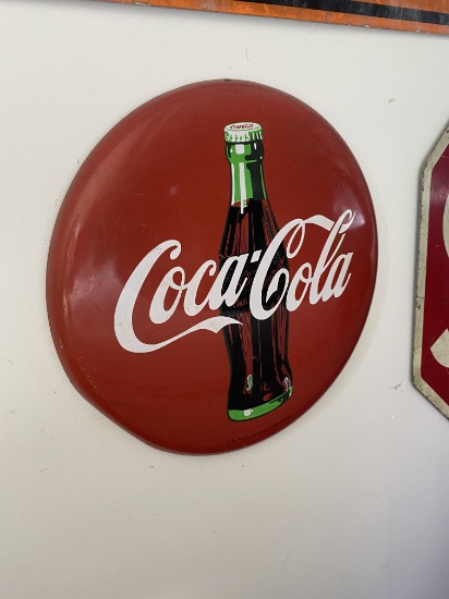 Coke Button sign