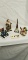 Set of 4 misc figurines