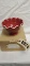 Longaberger Valentine Ruffled bowl