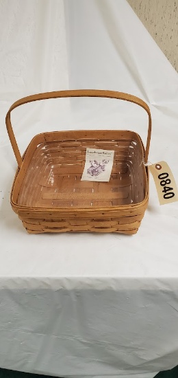 Longaberger pie basket