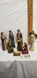 Resin nativity scene