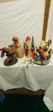 set of misc rustic holiday decorations