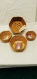Longaberger 4 piece lot