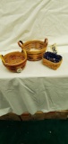 Longaberger Set of 3 baskets