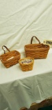 Longaberger Set of 3 baskets