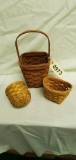 Longaberger Set of 3 baskets